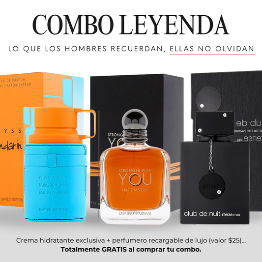 COMBO LEYENDA | Armaf Odyssey Mandarin Sky | Stronger With You | Club De Nuit | 100 ML