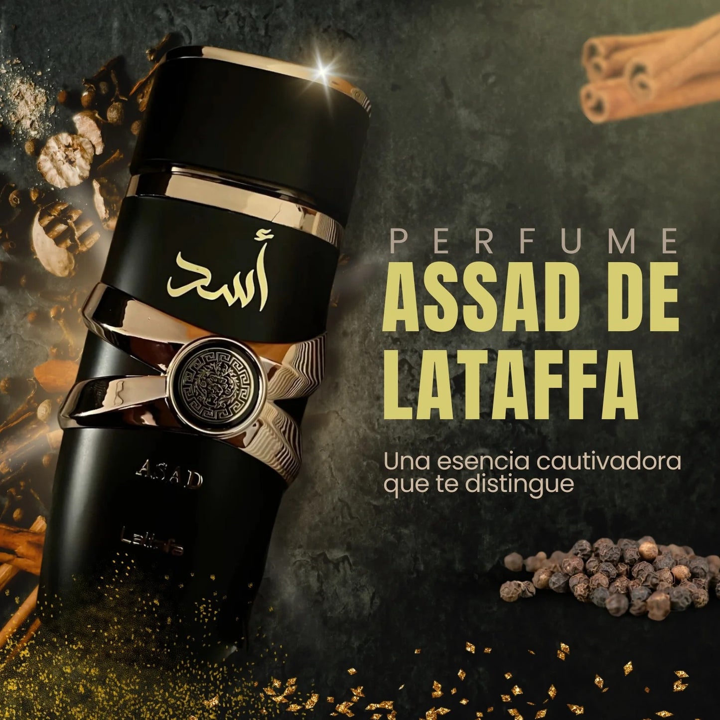 ASAD LATAFFA 100ML + SPRAY ASAD (OBSEQUIO)