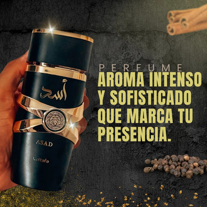 ASAD LATAFFA 100ML + SPRAY ASAD (OBSEQUIO)