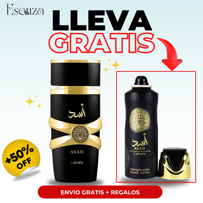 ASAD LATAFFA 100ML + SPRAY ASAD (OBSEQUIO)