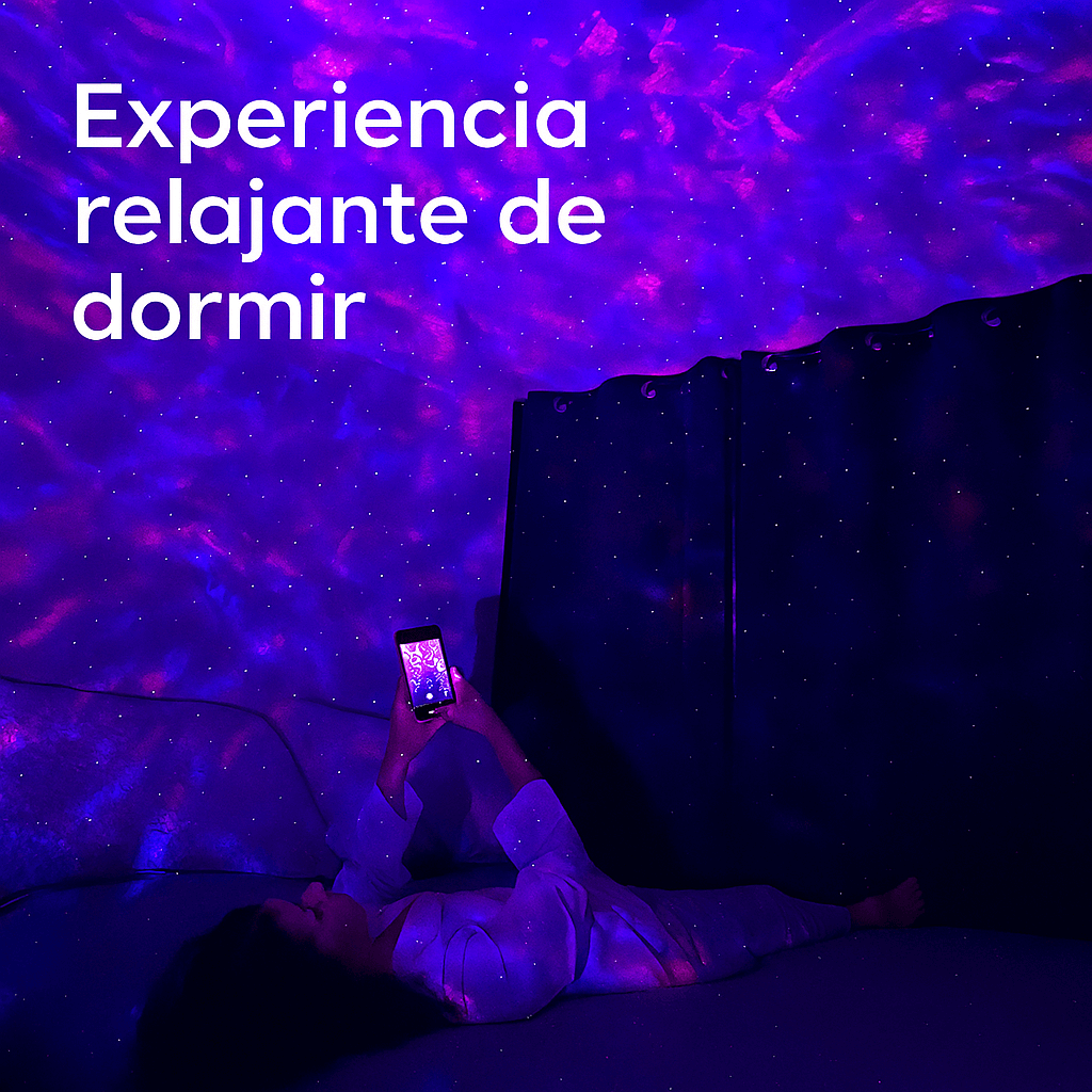 GLOWREX – Proyector Galáctico para Dormir Mejor, Relajarte y Crear Magia Nocturna