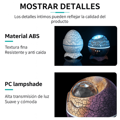 GLOWREX – Proyector Galáctico para Dormir Mejor, Relajarte y Crear Magia Nocturna